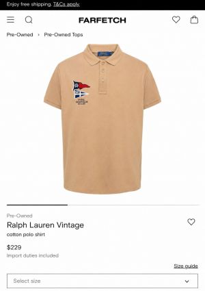 Ralp_h Lauren Chest Logo Polo T-shirt Brown