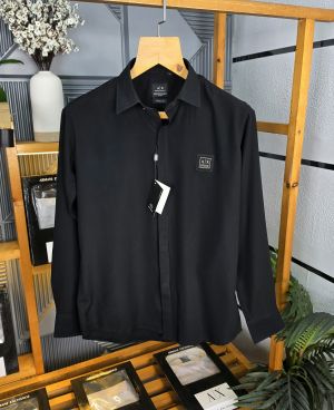 Ax Pocket Logo Shirt Black K234-BK