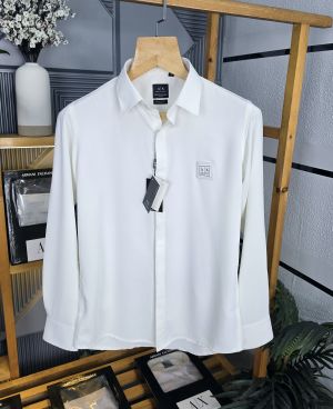 Ax Pocket Logo Shirt White K234-W