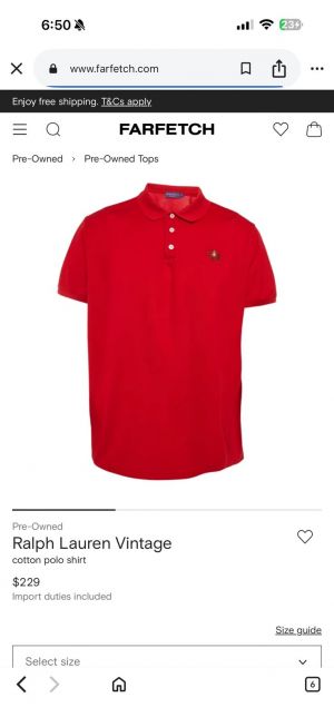 Ralp_h Lauren Chest Logo Polo T-shirt Red 