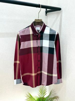 Burberr y Premium Checks Shirt With Brand Packing F3044-B5