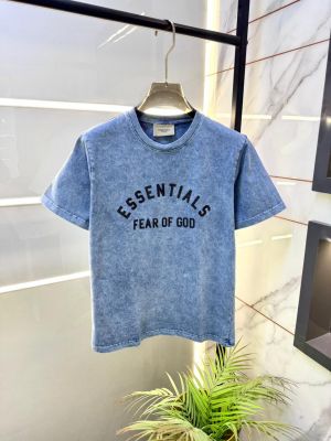 Essential Blue Acid Wash Oversized Premium Round Neck T-shirt F3698-BU