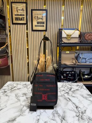 Hugo_Boss Repeat Monogram Logo Crossbody Bag (9513)