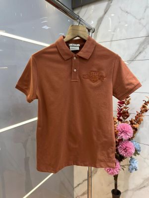 Gant Rust Premium Imported 240 GSM Interlock Lycra Fabric Polo Tshirt with Embroidered Logo 4159