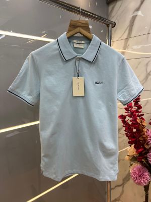 Gant Sky Premium Imported 240 GSM Interlock Lycra Fabric Polo Tshirt with Embroidered Logo 4153