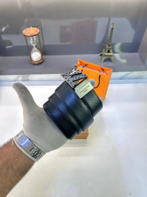 Loui_s Vuitton Reversible Grey Belt Fa 356
