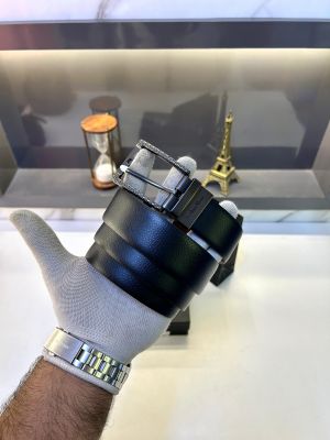 Ck_Calvin_ Reversible Black Grey Belt Fa 616