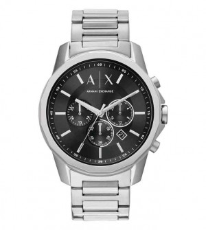 ARMANI_ EXCHANGE AX SILVER BLACK