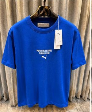 PUM_A PORSCHE LEAGUE PREMIUM IMPORTED BLUE TSHIRT