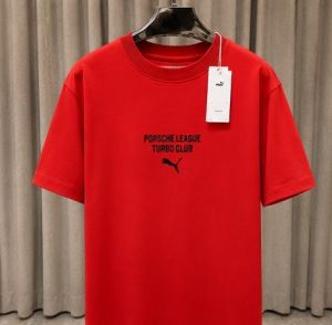 PUM_A PORSCHE LEAGUE PREMIUM IMPORTED RED TSHIRT