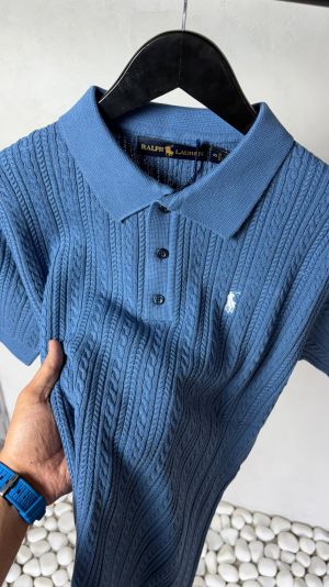 Ralp_h Lauren Premium Knit Polo T-Shirt 2022