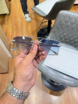 Cartier 3148 silver blue with og box