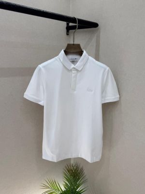 Lacost e White Polo Premium Collar Neck T-shirt F3636-WH