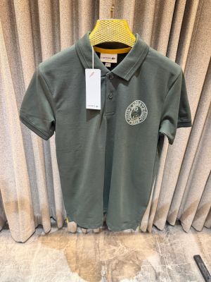 LACOST_E GREEN IMPORTED FABRIC PREMIUM POLO