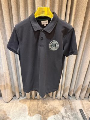 LACOST_E BLACK IMPORTED FABRIC PREMIUM POLO
