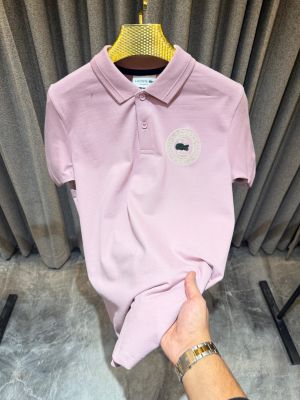 LACOST_E PINK IMPORTED FABRIC PREMIUM POLO