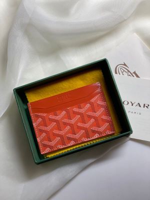 Goyard_GG2_Sulpice_Orange_Card_Holder_With_Original_Box_Dustcover_Tags