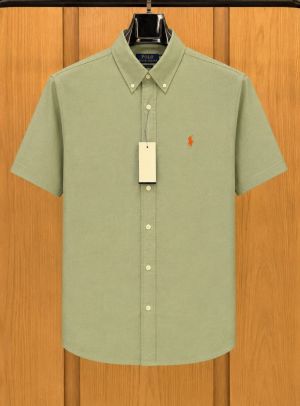 RALP-H L-AUREN P-OLO IMPORTED STORE ARTICLE SHIRT  leelan fabric