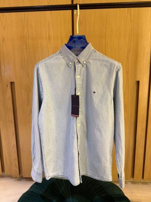 Tomm-y Hilfiger IMPORTED STORE ARTICLE DENIM SHIRT LIGHT BLUE