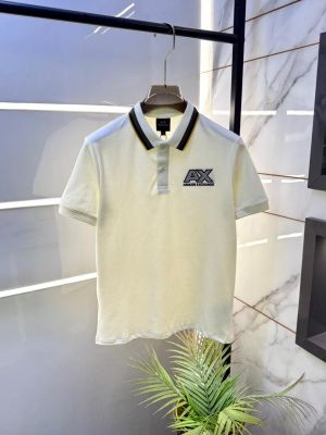 Arman_i Exchange Off-white Polo Premium Collar Neck T-shirt F3548-OF