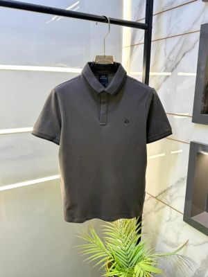 Arman_i Exchange Grey Polo Premium Collar Neck T-shirt F3548-GY