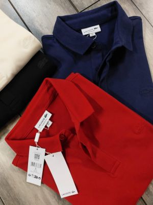 Lacost e Navy Polo Premium Collar Neck T-shirt F3636-NY