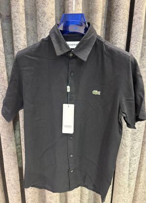 Lacost-e IMPORTED STORE ARTICLE linen fabric SHIRT 