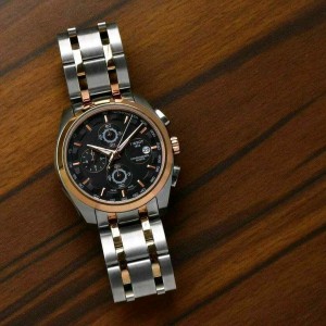 Tissot_couturier tow tone black