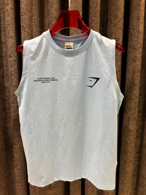 GYMSHARK IMPORTED STORE ARTICLE SANDO DARK SKY BLUE
