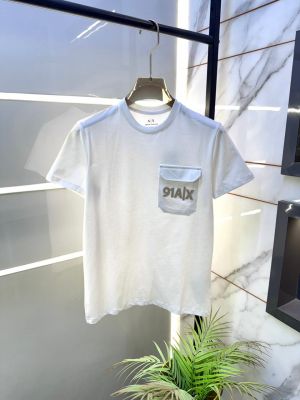 Arman_i Exchange White Premium Round Neck T-shirt F3700-WH