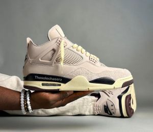 Air Jordan retro 4 Ma ManiereXFosil stone