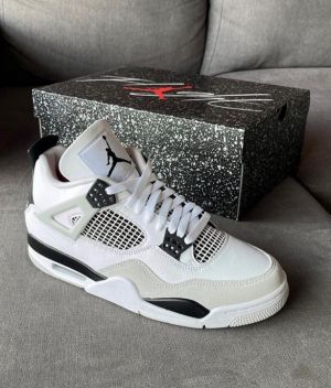 Jordan 4 Military black og box semi ua Quality 