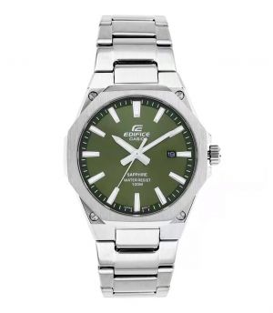 Edifice Casio Sapphire 100M Silver Green