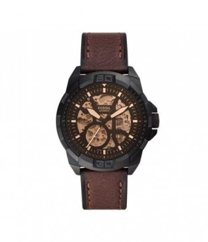 FOSSIL BRONSON LEATHER AUTOMATIC WATCH