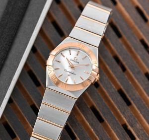Omeg_a Constellation Sedna 2Ton-Copper-White Womens 