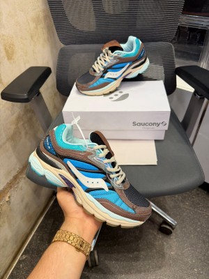 FootPatro l x Saucony Progrid Omni 9 in the BlueBrown