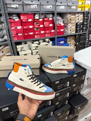Lacost e Gripshot High Top White Brown