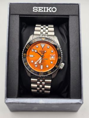 Seiko GMT SILVER ORANGE 