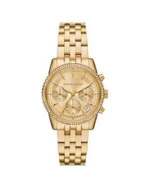 MICHAEL KOR_S BRYANT CHRONOGRAPH ALL GOLD CHRONOGRAPH WORKING 278
