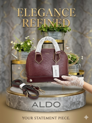 Ald_o womens Borderaux with Dust Bag & box s8956
