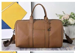 COAC.H GOTHAM PREMIUM CLASSIC DUFFLE BAG BROWN LEATHER WITH DUST BAG