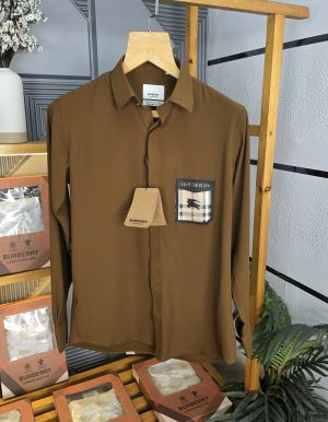 Br Pocket Logo Shirt Coffee K235-CF