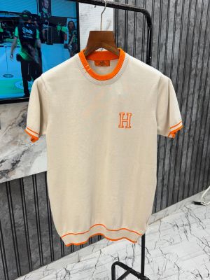 Hermes.100%.imported.fabric.very.premium.Knitted.tshirt.MR375