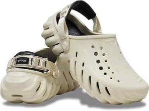 Croc.s Echo Super Soft Premium Beige Black Clogs