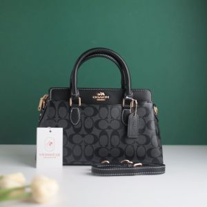 Coach_Darcie_Carryall_Signature_Canvas_Black_color_scheme_With_OG_Box_Dust_Cover_2387_All_Black