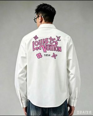 Louis.Vuitton.100%.Imported.Fabric.Very.Premium.Full.Sleeves.Shirt.CS369