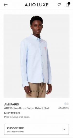 AMI IMPORTED STORE ARTICLE SHIRT 