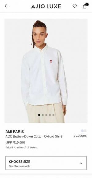 AMI IMPORTED STORE ARTICLE SHIRT 