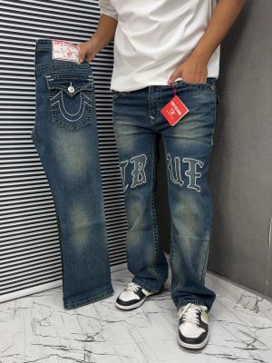 True Religion Dark Blue 100% Imported Latest Store Article Very Premium Bootcut Jeans 541