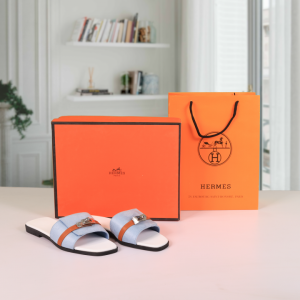 Hermes_Paris_Birkin_Premium_Flats_With_OG_Box_&_Carry_Bag_(Blue_White-885)